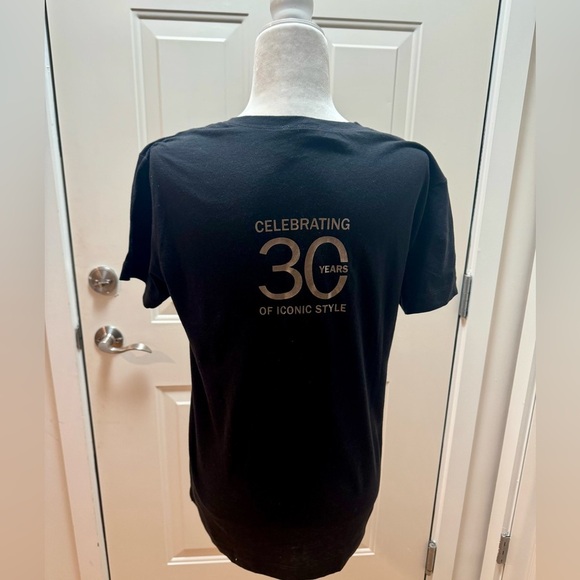 Herve Leger 30th Anniversary Black Graphic Logo T-Shirt Men’s Size Small NWOT - Picture 2 of 4